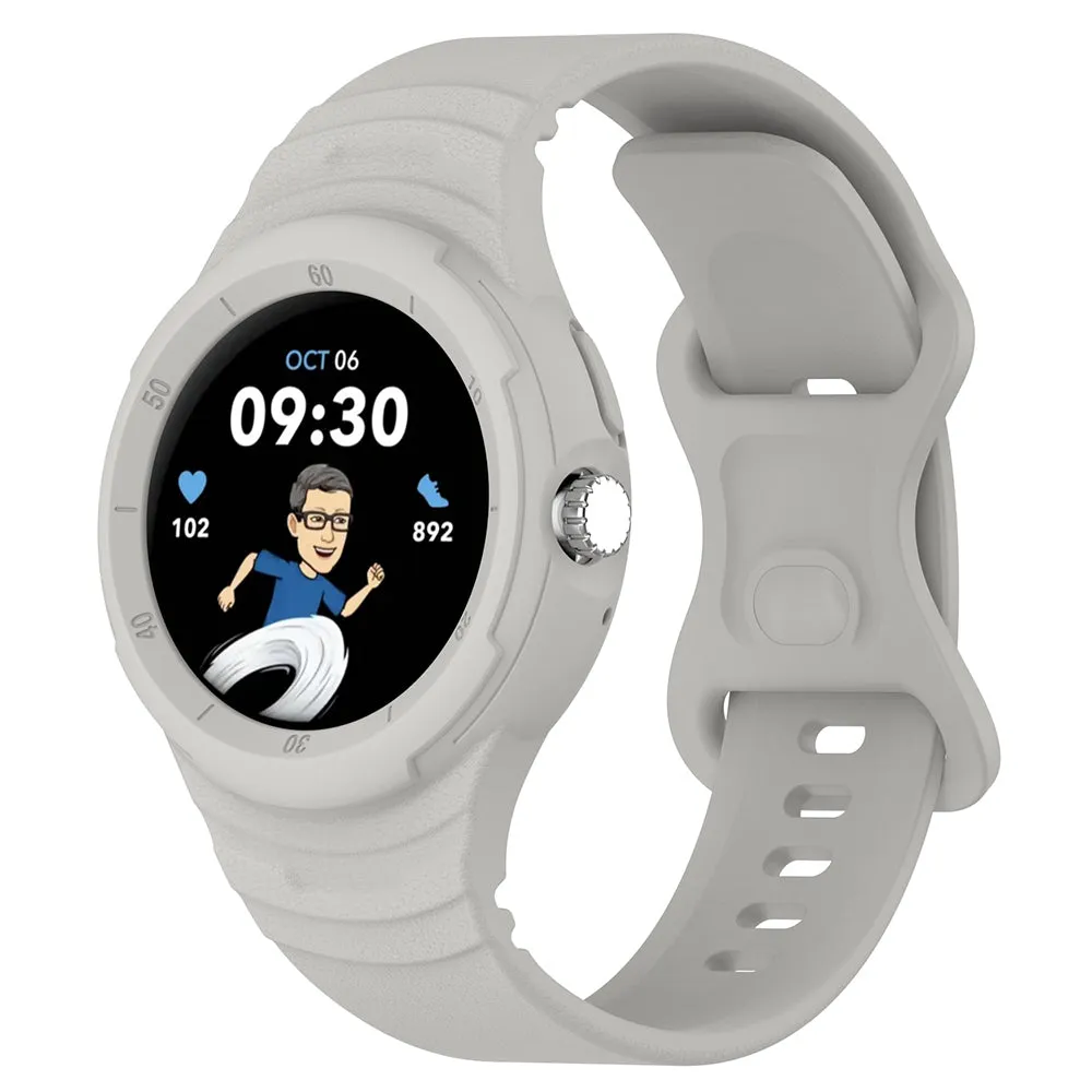 Cinturino Techsuit W066 per Google Pixel Watch 4 41mm / Watch 3 41mm / Watch 2 / Watch, Grigio