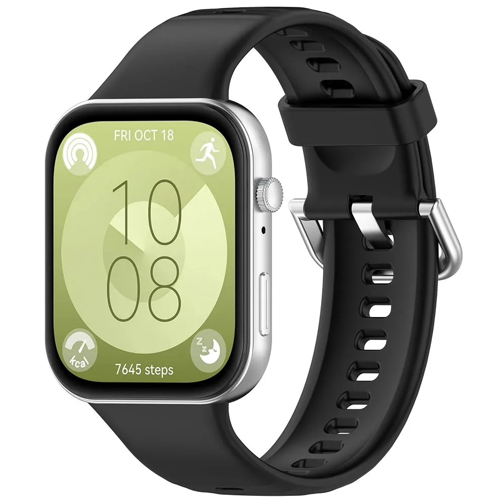 Cinturino Techsuit W061 per Huawei Watch Fit 5 Pro / Fit 5 / Fit 4 Pro / Fit 4 / Fit 3, Nero