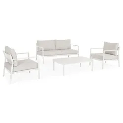 Set da esterno alluminio SIRIUS 4 posti Vapor 0664120