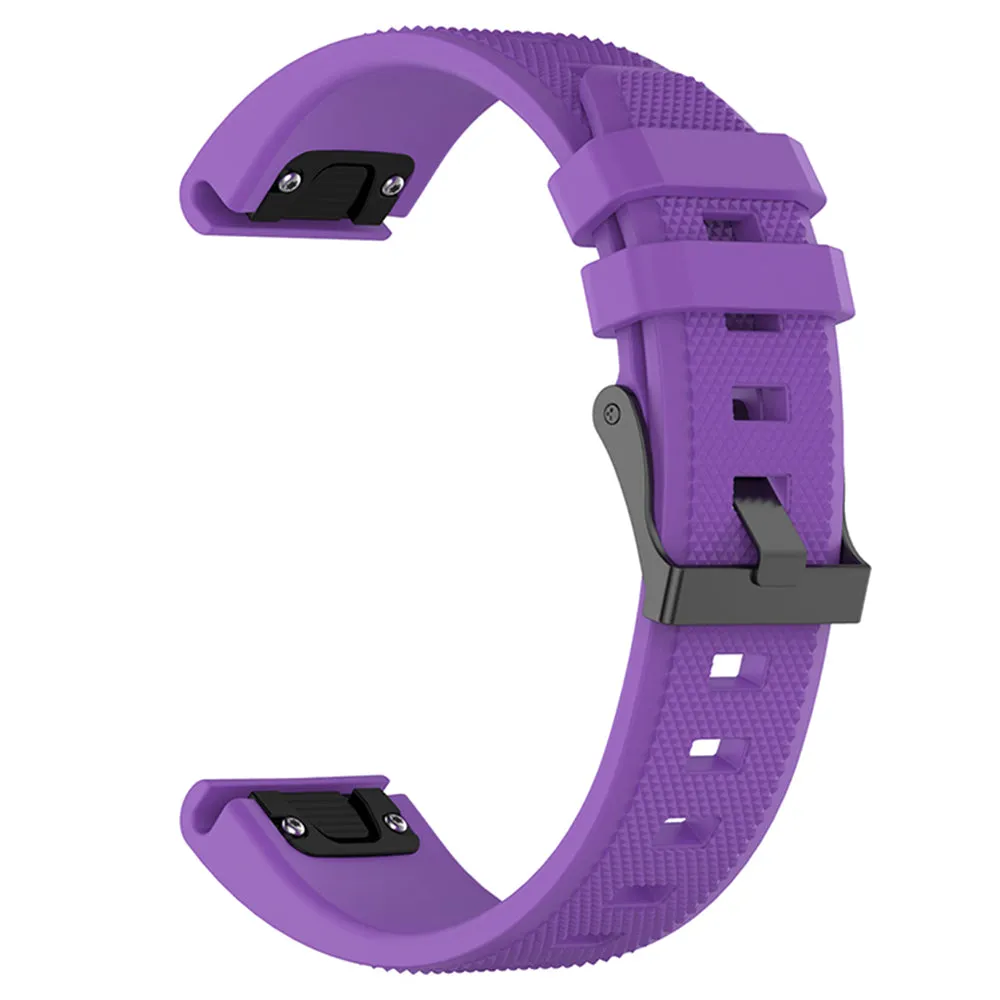 Cinturino Techsuit W058 per Garmin Watch Fenix / Forerunner Series, 22mm, Viola