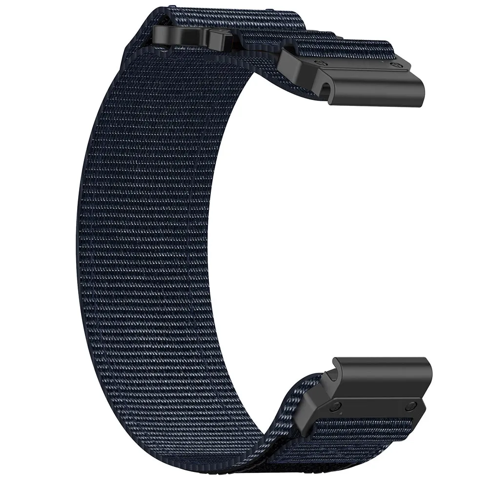 Cinturino Techsuit W057 per Garmin Instinct / Approach / Fenix Watch Series, 20mm, Blu Navy