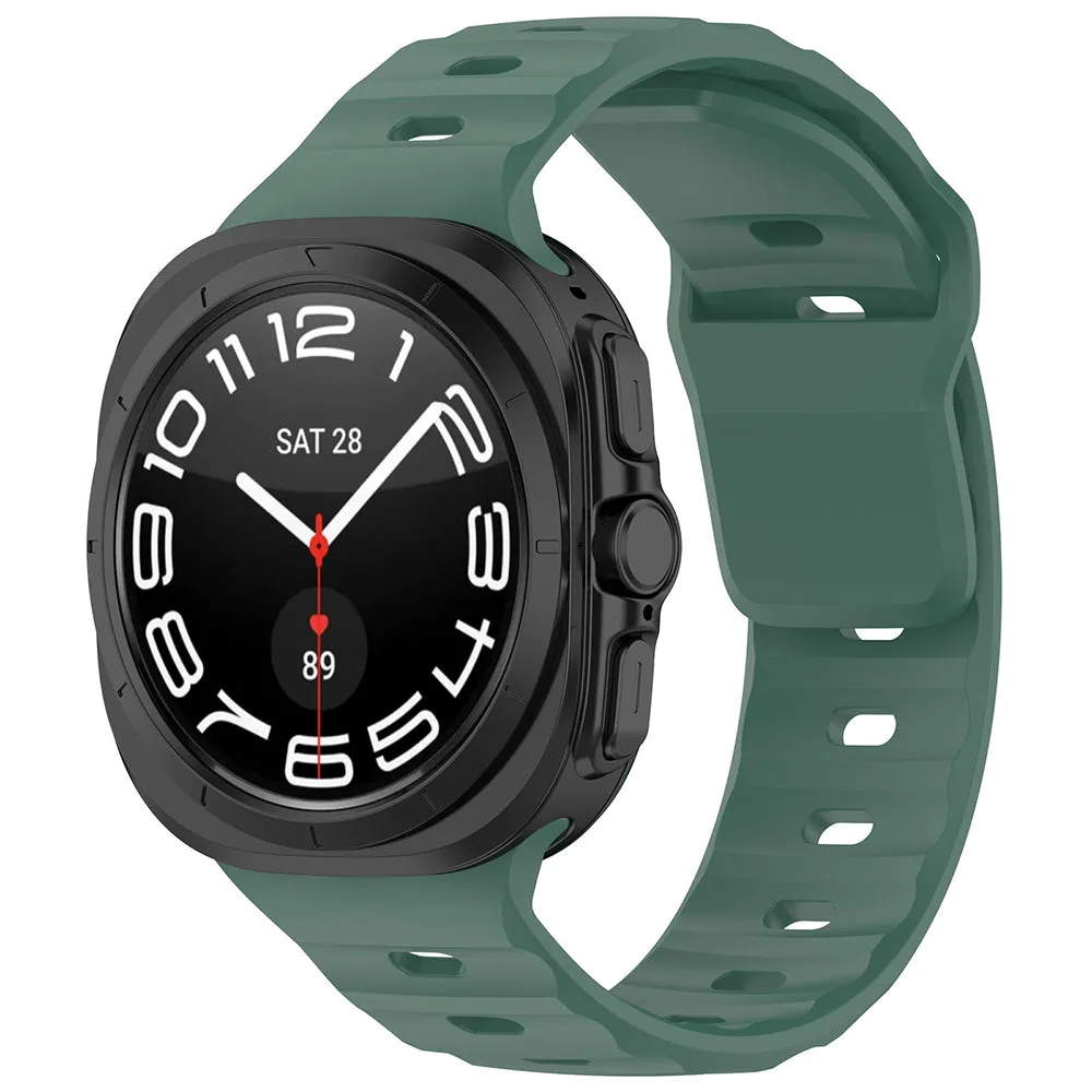 Cinturino Techsuit W055 per Samsung Galaxy Watch Ultra Series, Verde Scuro