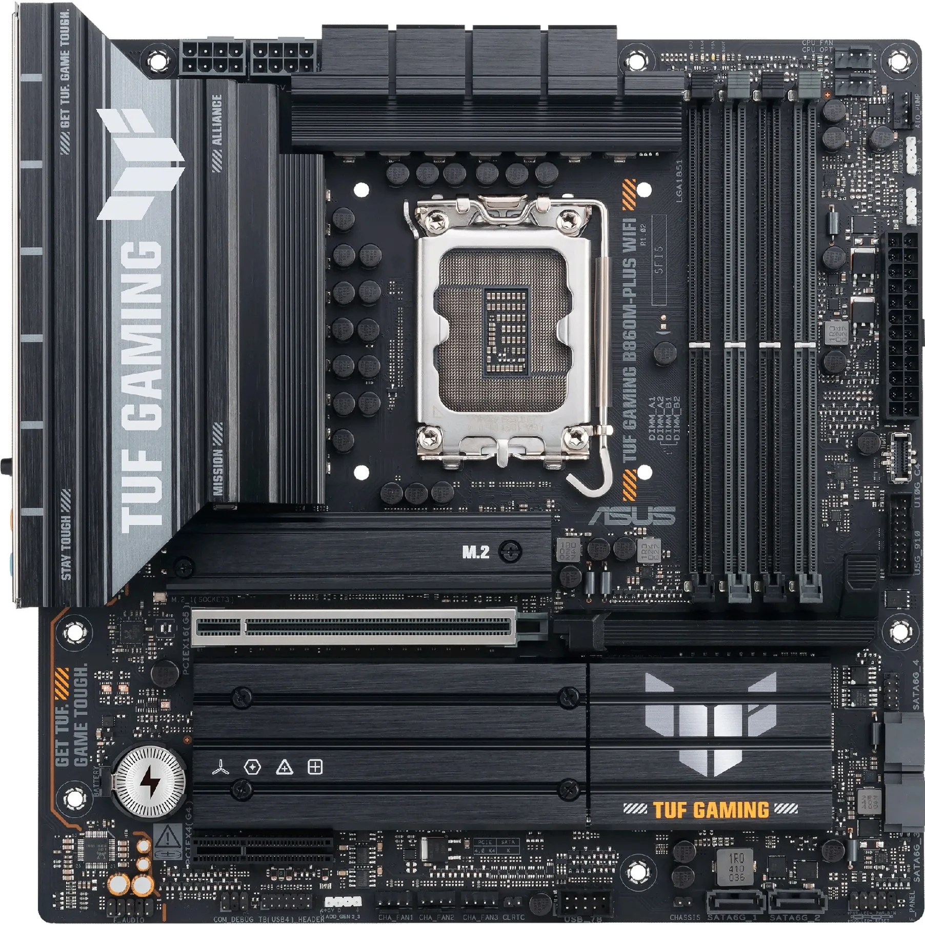 TUF GAMING B860M-PLUS WIFI Intel B860 LGA 1851 (Socket V1) micro ATX, Scheda madre