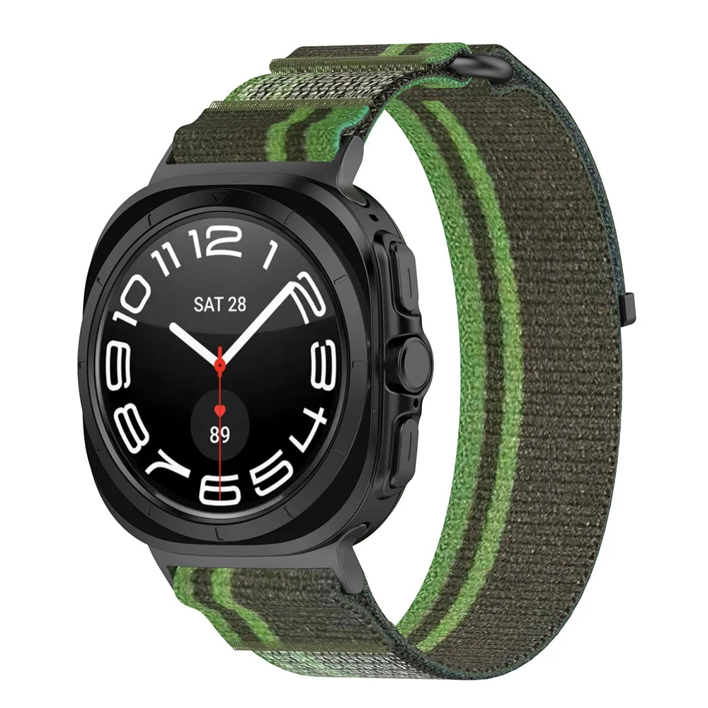 Cinturino Techsuit W054 per Samsung Galaxy Watch Ultra Series, Verde Scuro Grigio