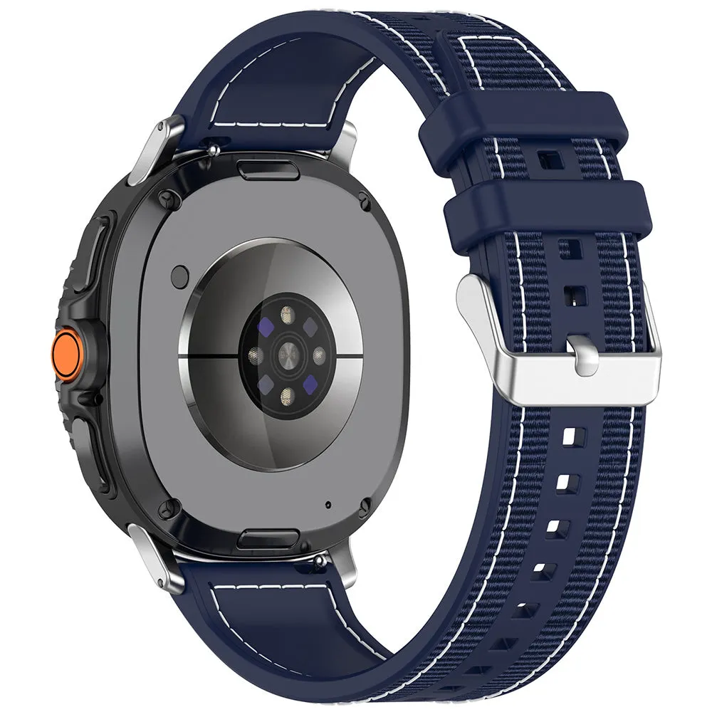 Cinturino Techsuit W051 per Samsung Galaxy Watch9 / Watch8 / Watch8 Classic Series, Blu Scuro