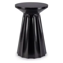 Tavolino da esterno acciaio ADELYA Nero (30x46cm) 0742996