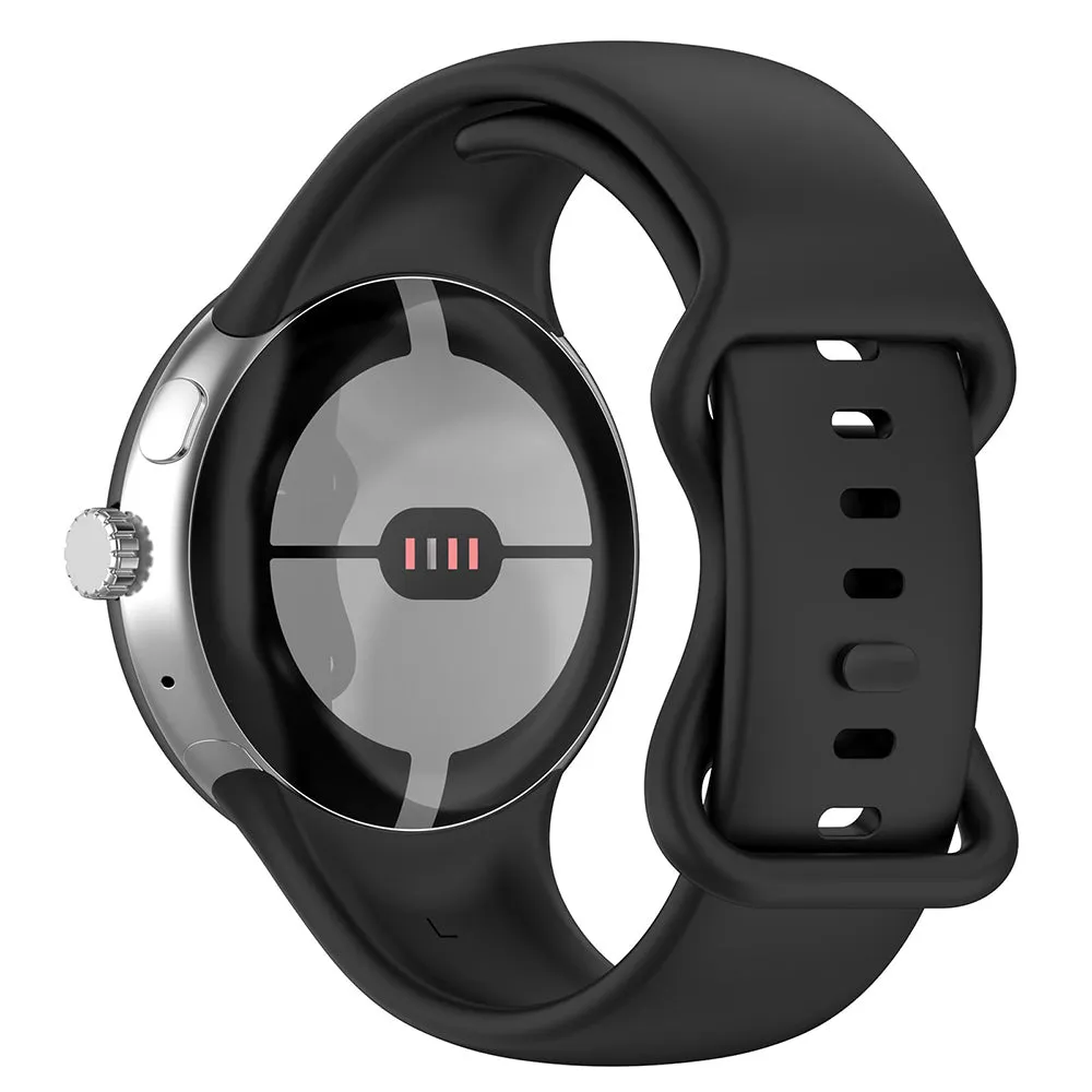 Cinturino Techsuit W031 per Google Pixel Watch 4 41mm / Watch 3 41mm / Watch 2 / Watch, Nero