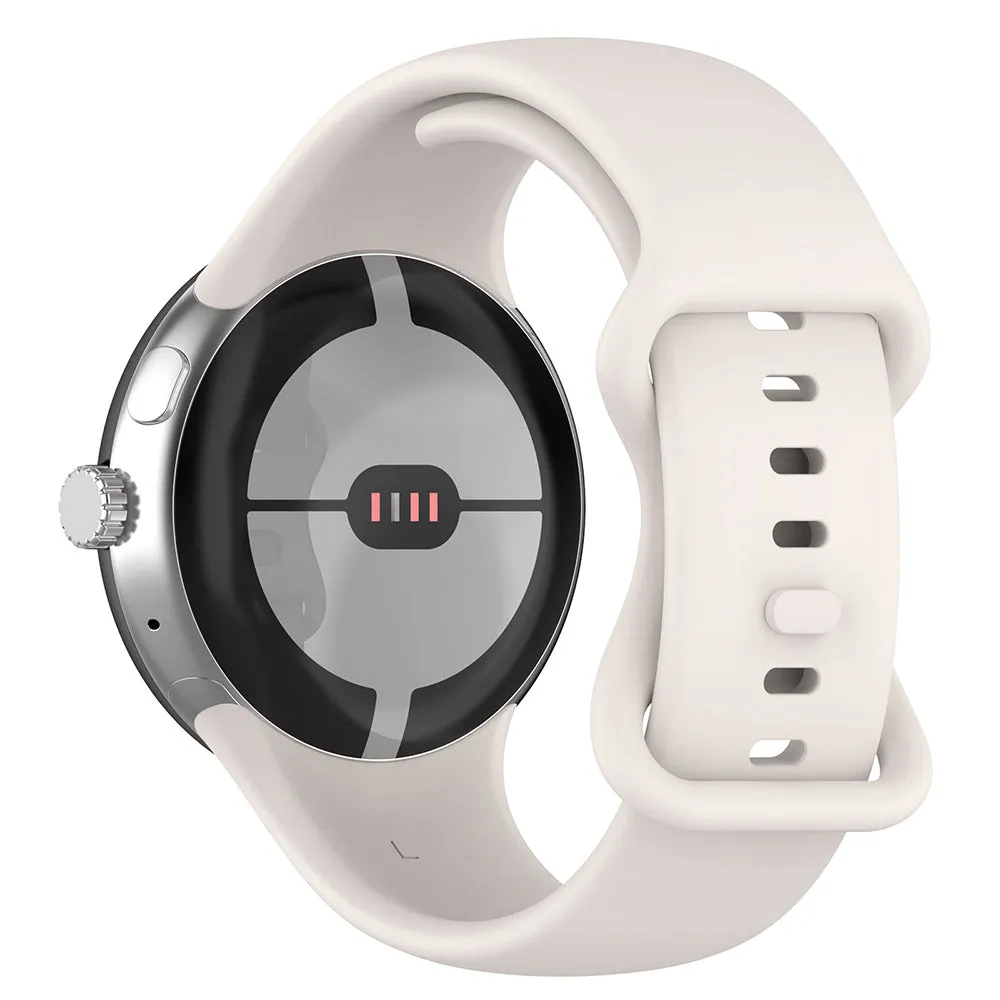 Cinturino Techsuit W031 per Google Pixel Watch 4 41mm / Watch 3 41mm / Watch 2 / Watch, Crema