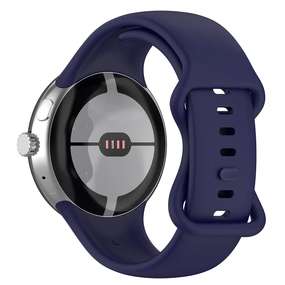 Cinturino Techsuit W031 per Google Pixel Watch 4 41mm / Watch 3 41mm / Watch 2 / Watch, Blu Navy