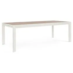 Tavolo da esterno alluminio BELMAR Allungabile Vapor (220-340x100x75cm) 0664104