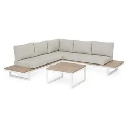 Set da esterno alluminio, polipropilene ZELMAR 4 posti Vapor 0664108