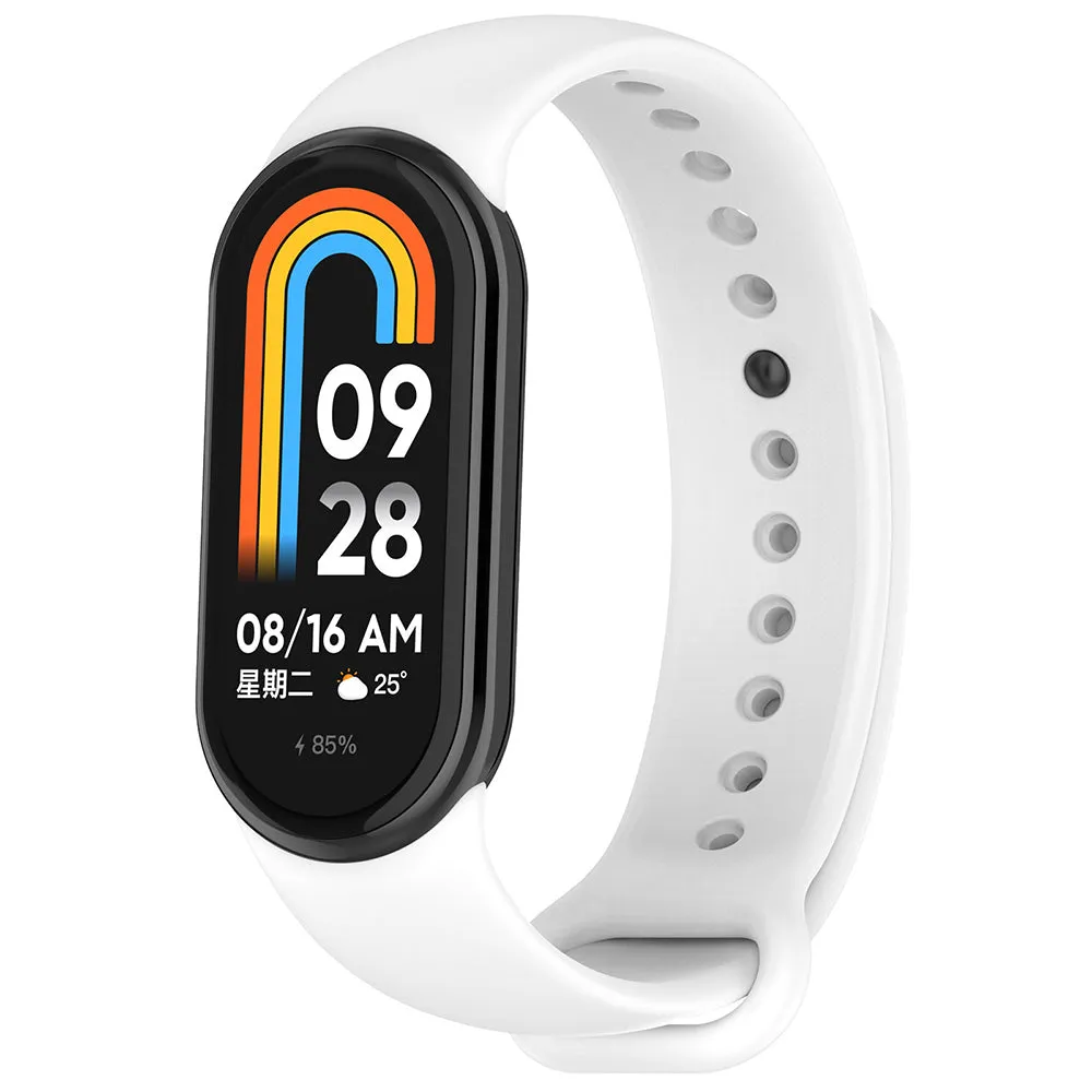 Cinturino Techsuit W014 per Xiaomi Smart Band 10 / 9 / 8, Bianco