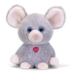 Peluche Topolino (13x15x14cm) BUSSI Grigio 18189