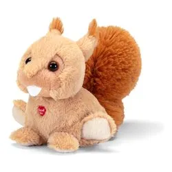 Peluche Scoiattolo (16x17x23cm) BUSSI Beige e Marrone 18191