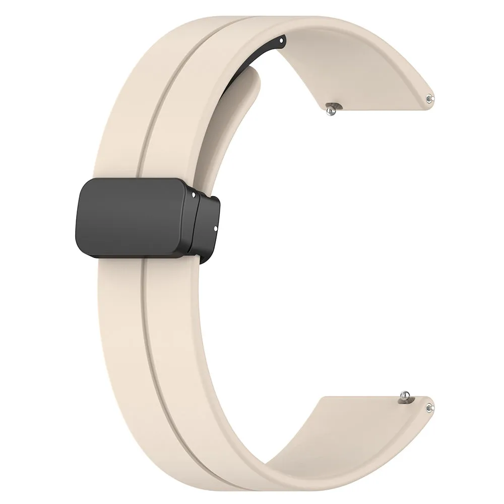 Cinturino Techsuit W011 per Huawei Watch / Garmin Watch Series, 18mm, Beige