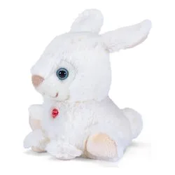 Peluche Coniglio (18x15x14cm) BUSSI Bianco 18188