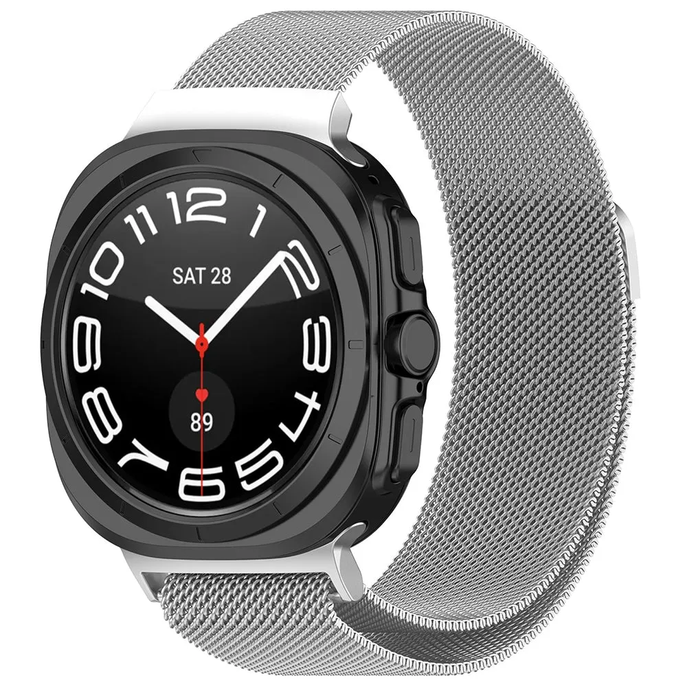 Cinturino Techsuit W009 per Samsung Galaxy Watch Ultra Series, Argento