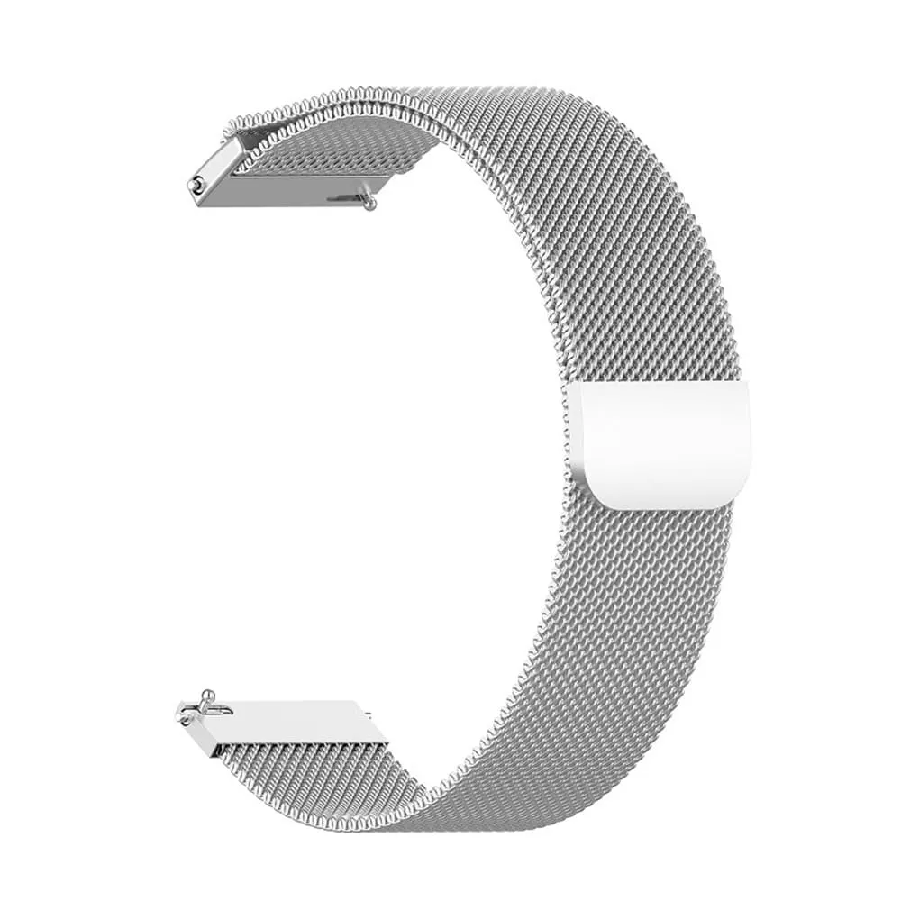 Cinturino Techsuit W009 per Samsung Galaxy Watch / Huawei Watch Series, 22mm, Argento