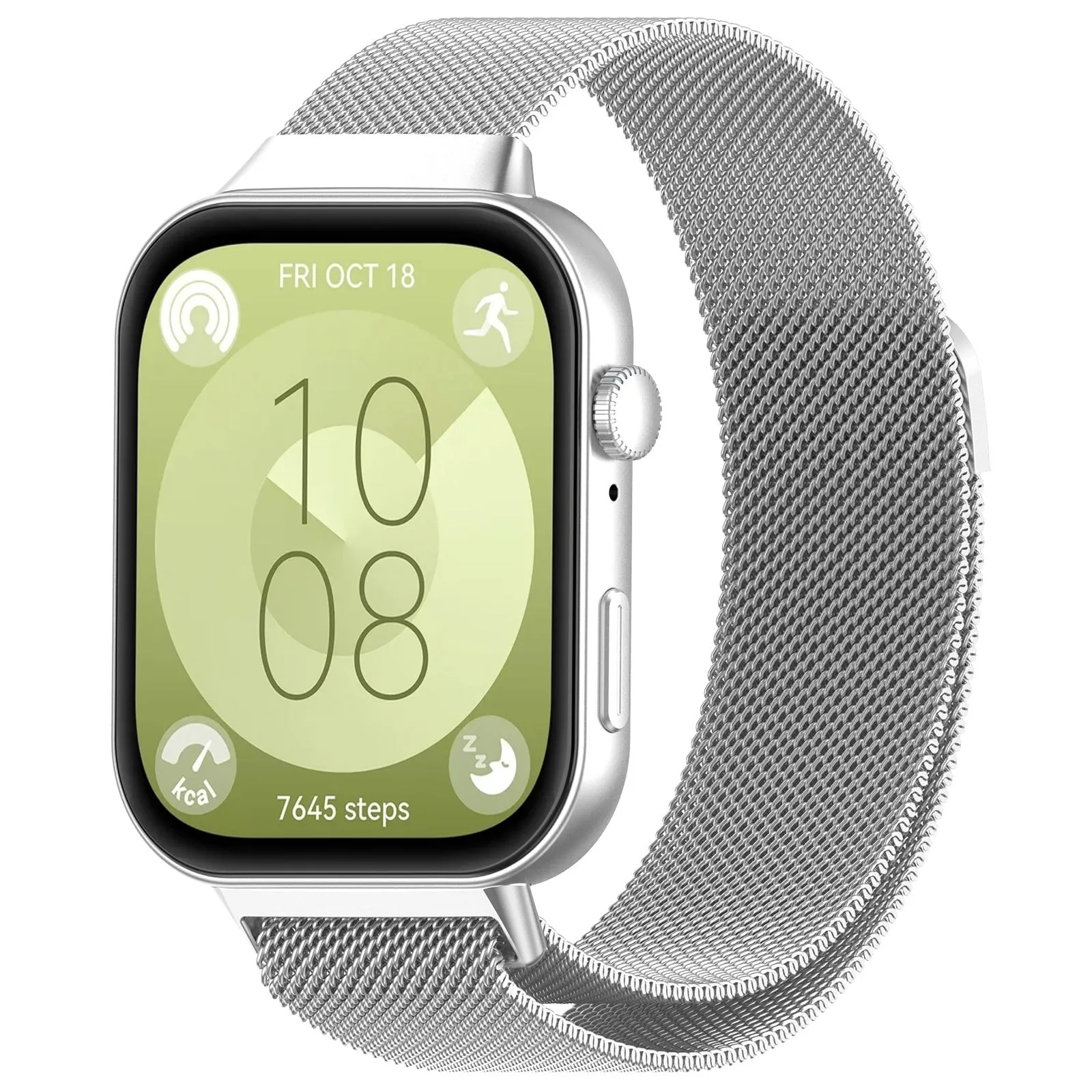Cinturino Techsuit W009 per Huawei Watch Fit 5 Pro / Fit 5 / Fit 4 Pro / Fit 4 / Fit 3, Argento
