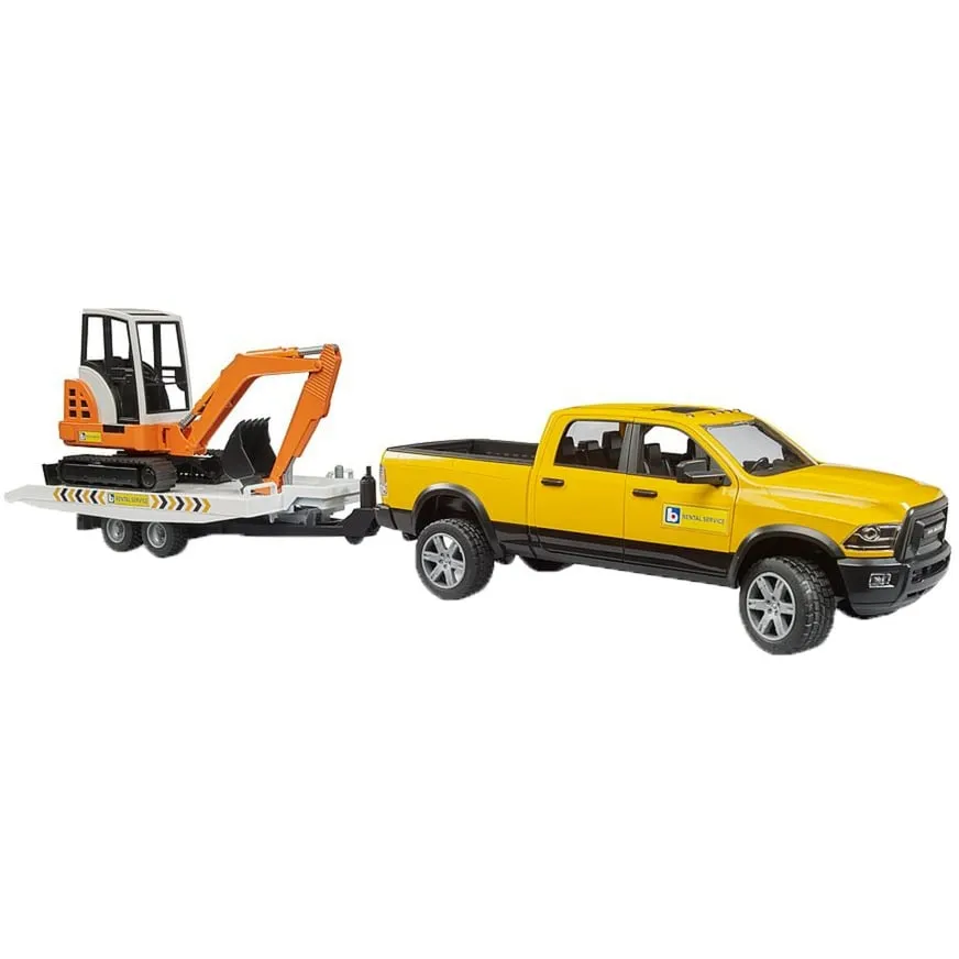 RAM Rental Service con mini escavatore, Veicolo modello