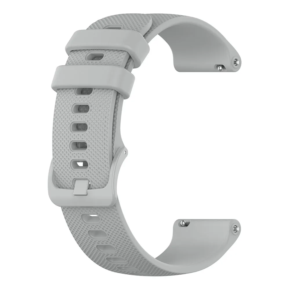 Cinturino Techsuit W006 per Huawei Watch / Garmin Watch Series, 18mm, Grigio