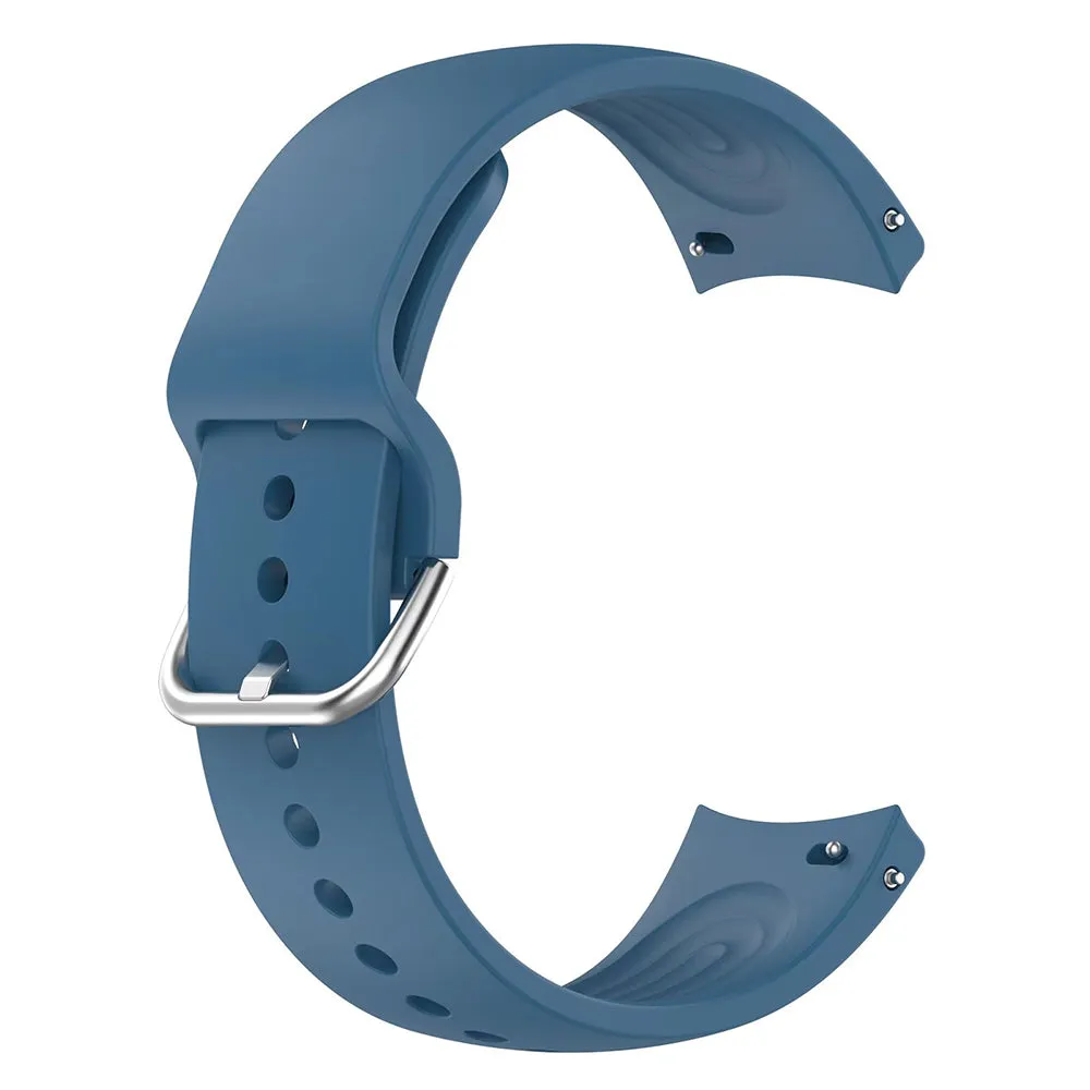 Cinturino Techsuit W003 per Huawei Watch / Xiaomi Watch Series, 22mm, Blu Navy