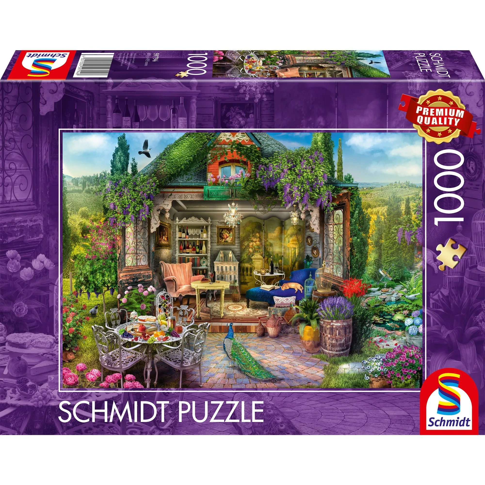 Felicità nella casetta da giardino tra i vigneti, Puzzle