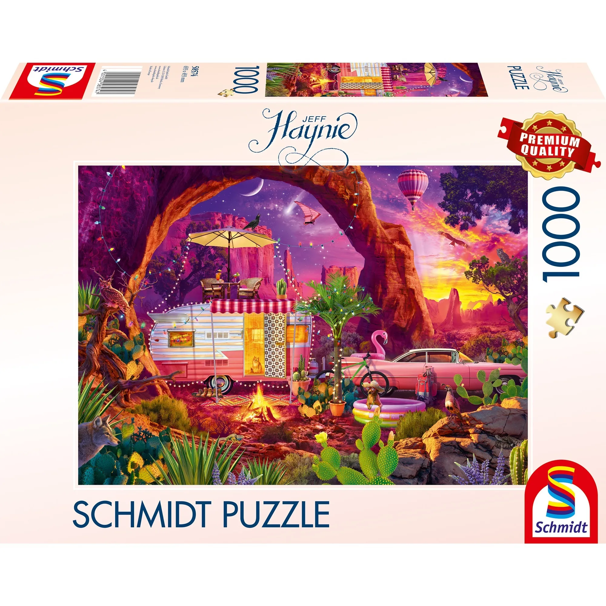 Jeff Haynie: Paradiso del campeggio nel deserto, Puzzle