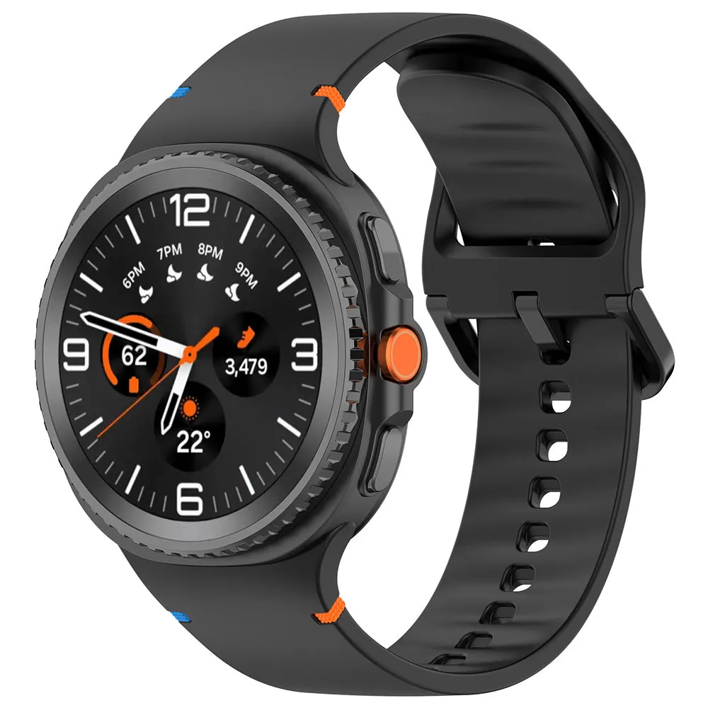 Cinturino Techsuit W079 per Samsung Galaxy Watch9 / Watch8 / Watch8 Classic Series, Nero