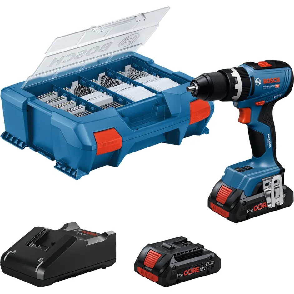 Trapano avvitatore a percussione a batteria GSB 18V-65 Professional, 18Volt