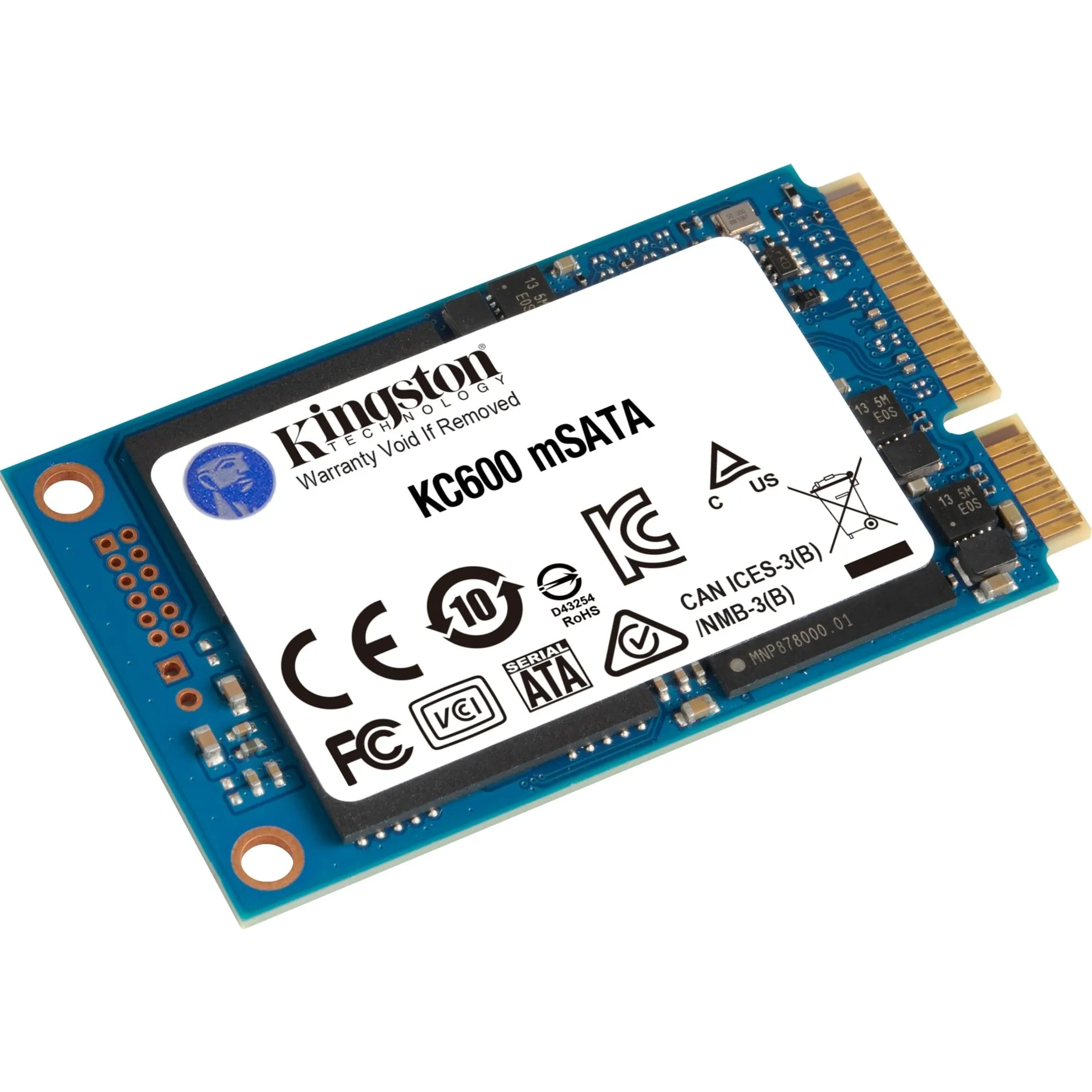 Drive SSD KC600 SATA3 mSATA 512G, Disco a stato solido
