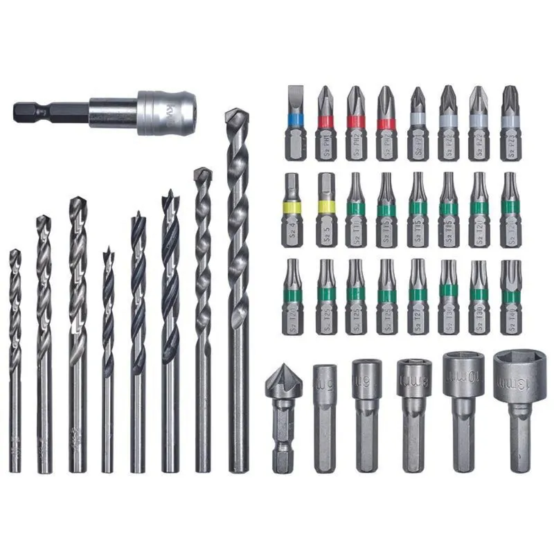 Set di punte e bit, 39 pezzi, Trapano & Set di bit