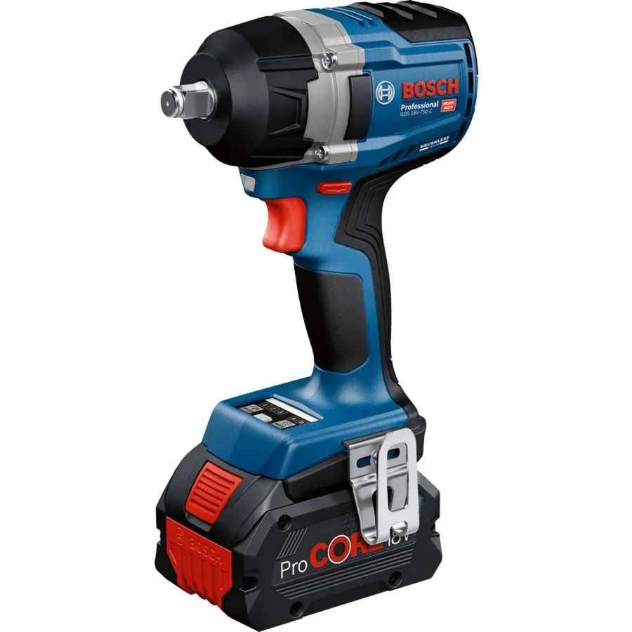 Avvitatore a impulsi a batteria GDS 18V-750 C Professional solo, 18Volt