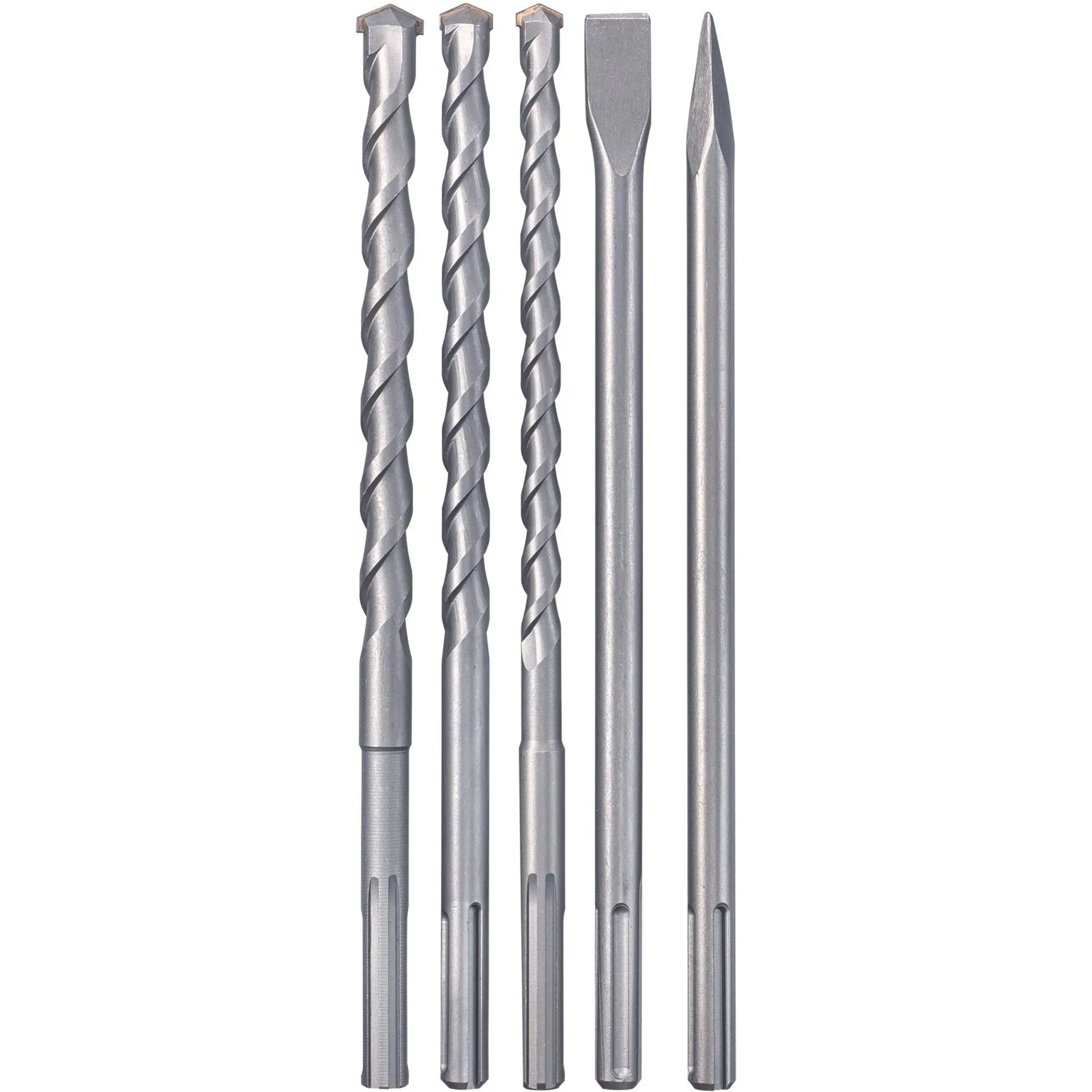 Set di scalpelli e punte SDS Max, 5 pezzi, Set scalpello & trapano