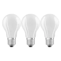 Set lampadine led goccia (3 pz - E27 - 1521 lumen - 7,2 W - Bianco caldo) WORKLIGHTS VALUE R STAND