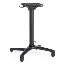 Basamento tavolo alluminio, nylon ELSA Nero 0808044