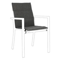 Cuscino basso olefin KONNOR Grigio scuro Non sfoderabile 0663321