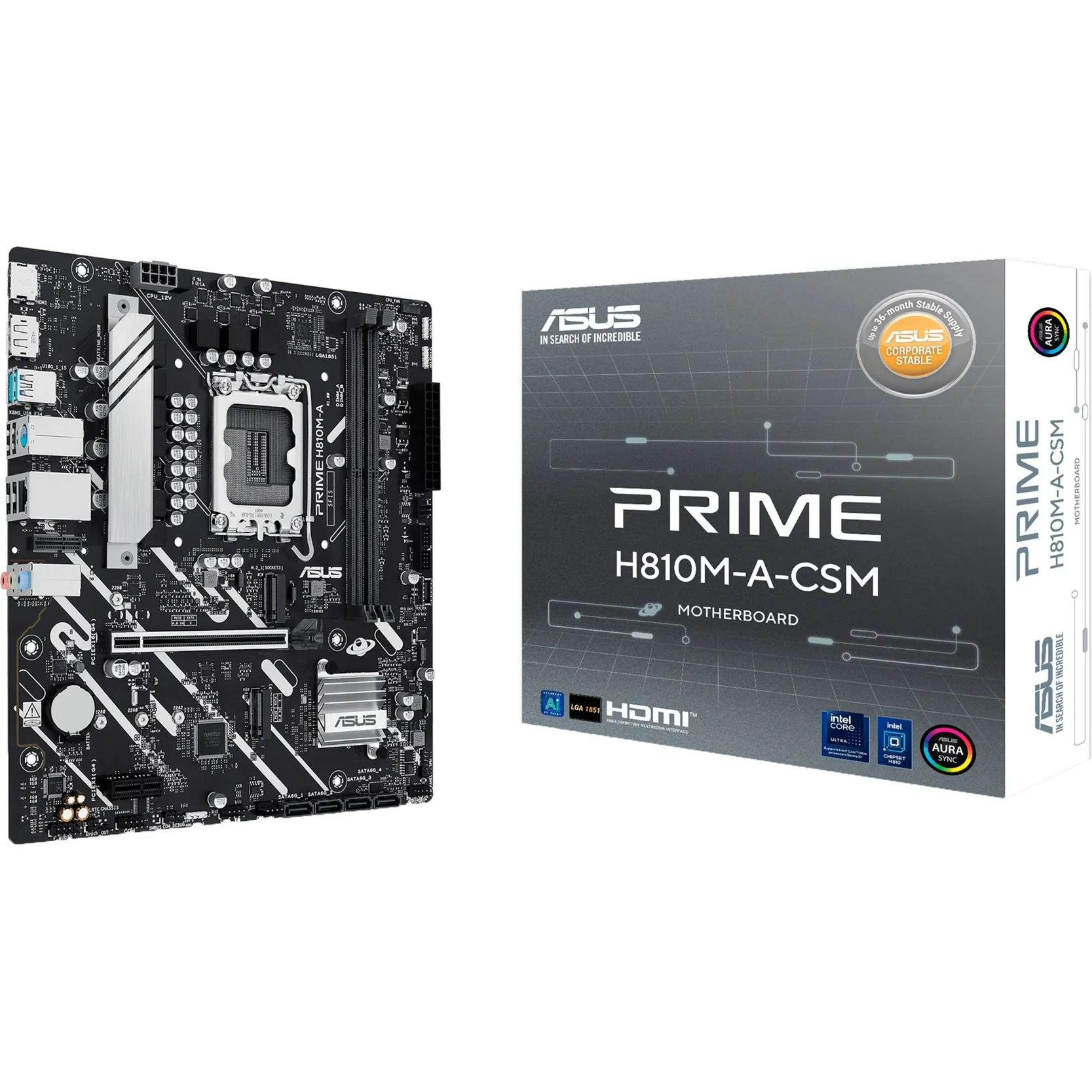 PRIME H810M-A-CSM Intel H810 LGA 1851 (Socket V1) micro ATX, Scheda madre