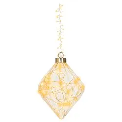 Diamante 1 gioco di luce (16x20cm) (1pz) 70 luci - MICROLED Bianco caldo e Bianco freddo IP20 480054