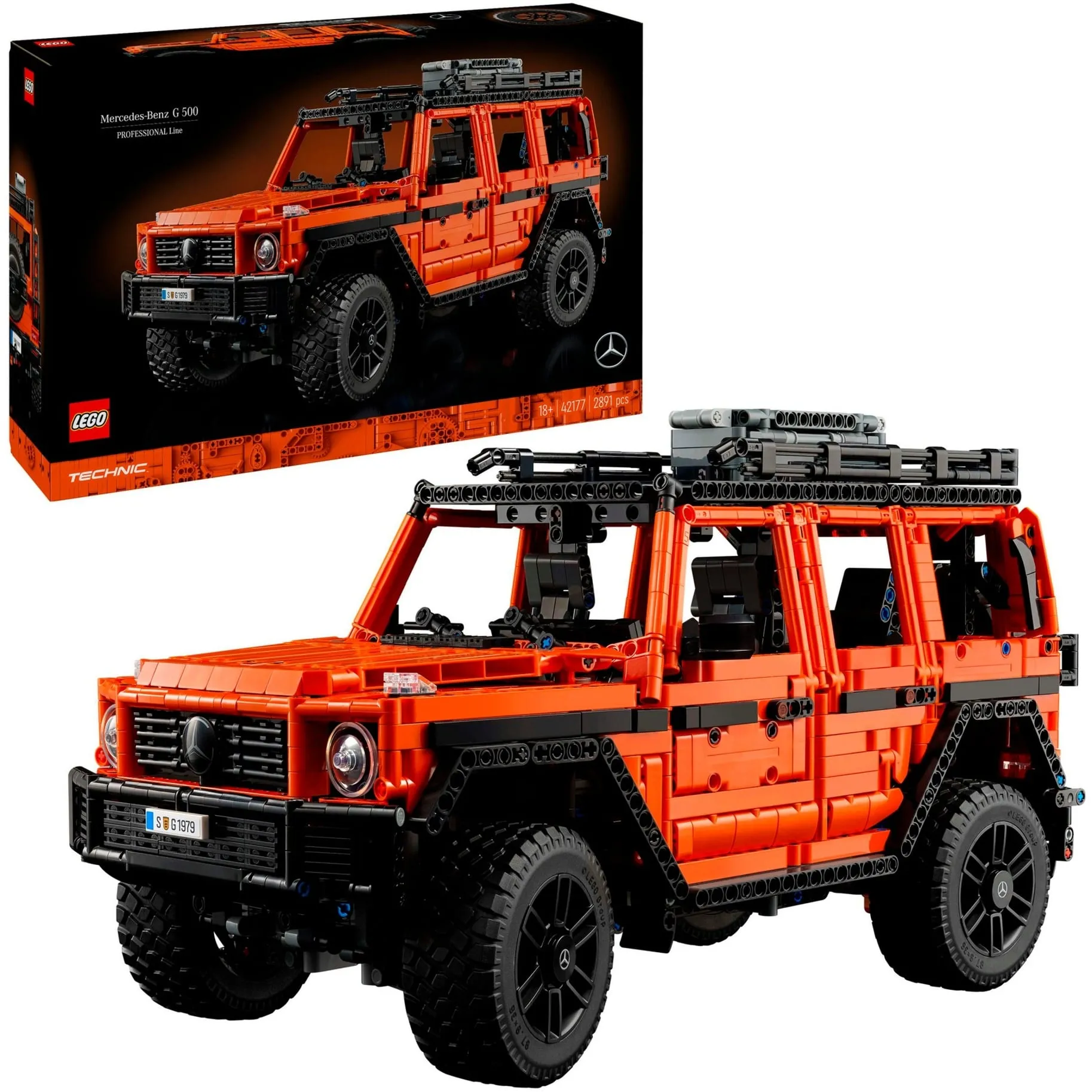 Technic 42177 Mercedes-Benz G 500 PROFESSIONAL Line, Modellino di Auto Fuoristrada 4x4 da Costruire, Regalo per Adulti, Giochi di costruzione