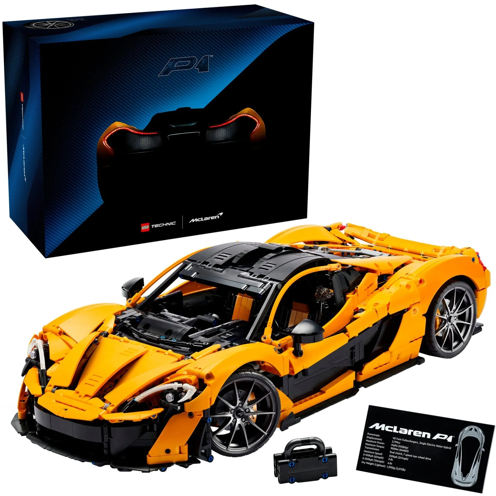 Technic 42172 McLaren P1 Modellino di Auto Sportiva da Costruire, Hobby Creativo per Adulti, Regalo per Uomo o Donna, Giochi di costruzione