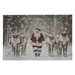 Quadro Natale Con luci 481334 (58x1,5x38cm)