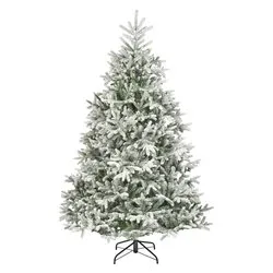 Albero Natale NORDMANN Bianco (PVC e PE - H210 D150 cm) 9684478