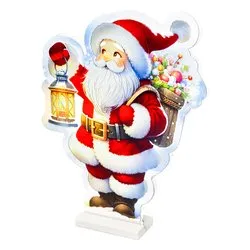 Babbo Natale luce fissa (31x1,3x40cm) (1pz) 330 luci - LED SMD Multicolore IP20 487970