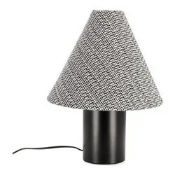Lampada tavolo VARUNI Nero melange (1 luce - 9 W - E27) (31x39cm) 0826689