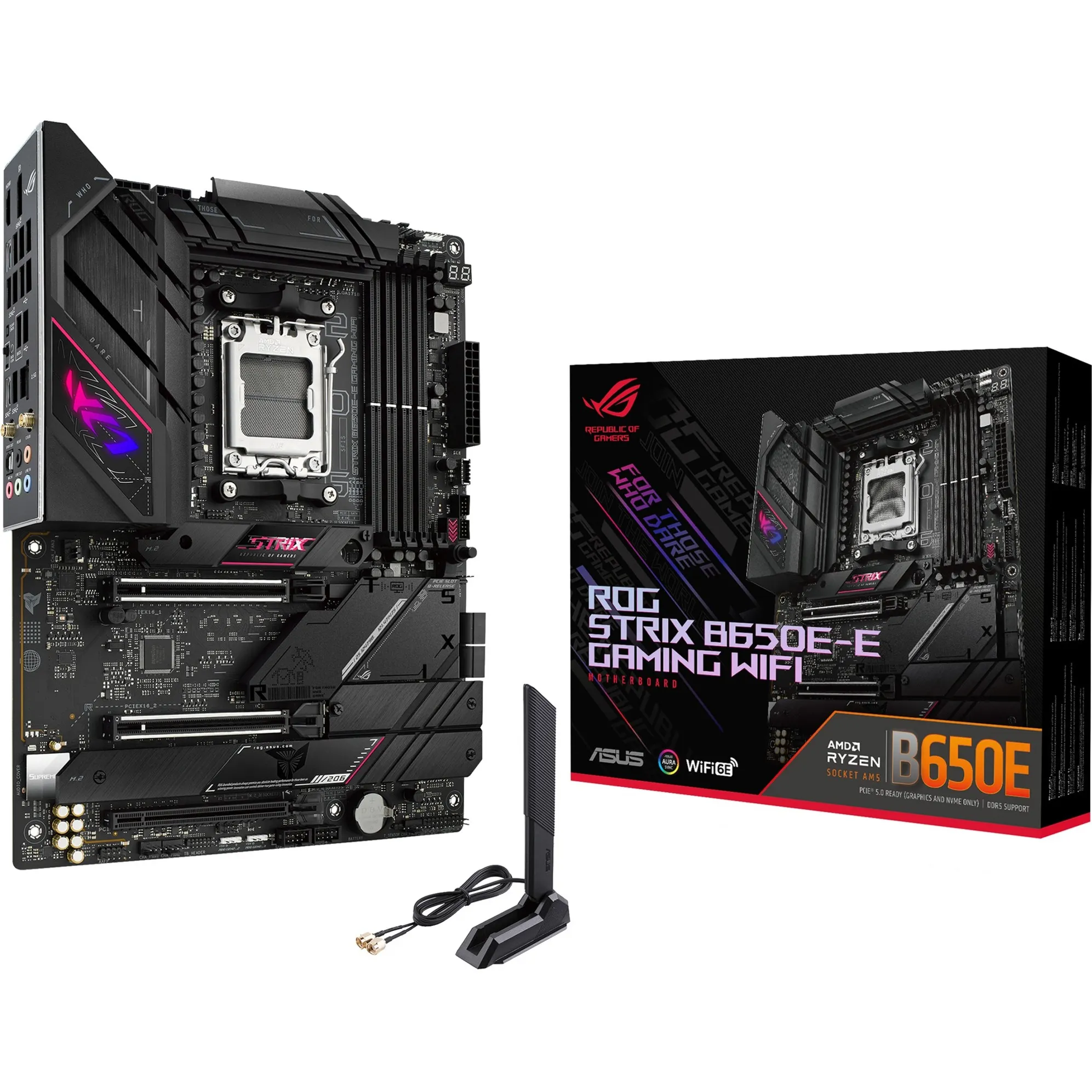ROG STRIX B650E-E GAMING WIFI AMD B650 Socket AM5 ATX, Scheda madre