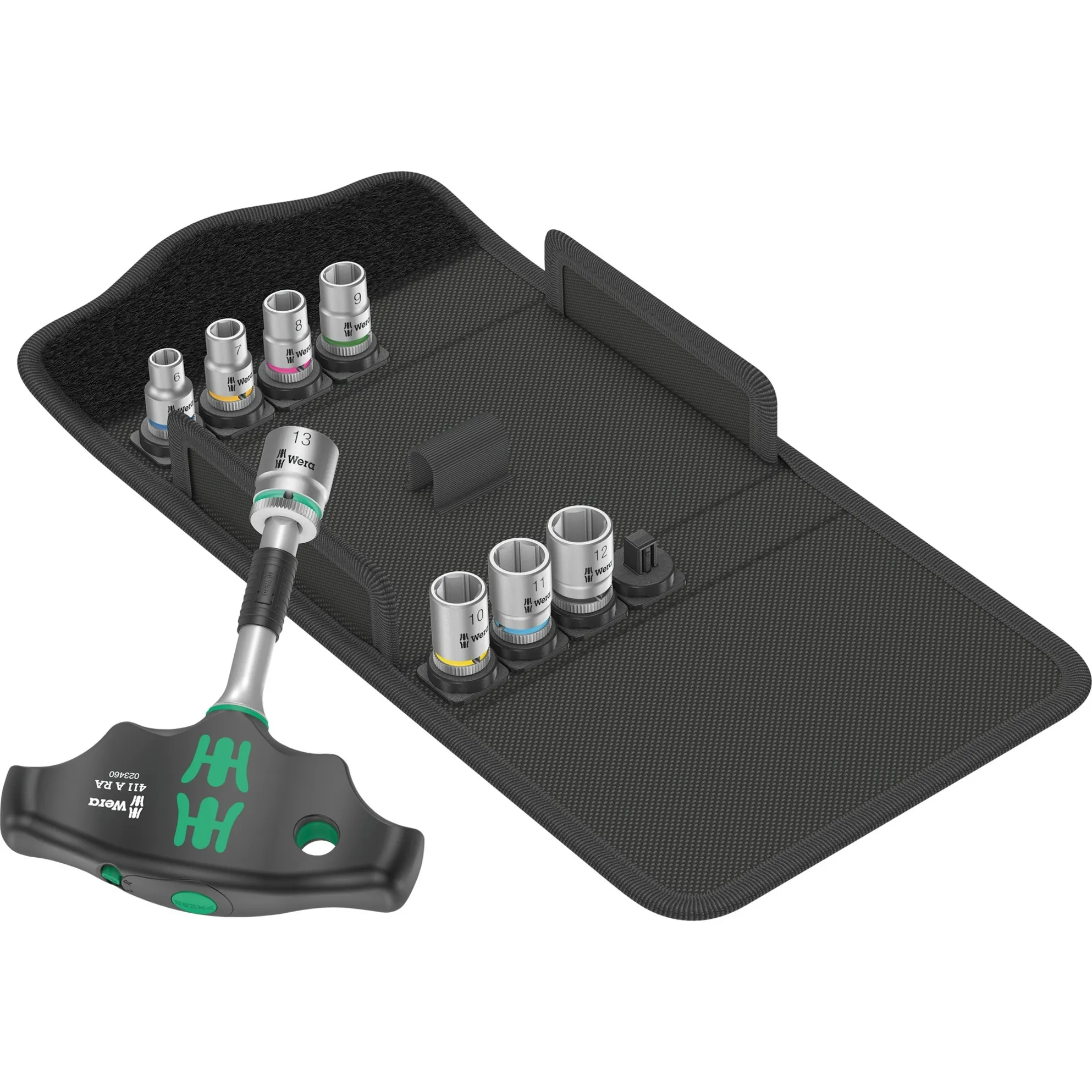 Kraftform Kompakt 400 RA Set 2, con funzione a cricchetto, chiave combinata