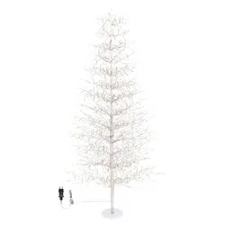 Albero luminoso Bianco 1 gioco di luce (H180 D90 cm) TIGLIO 1568 luci - MICROLED Bianco caldo IP44 82182