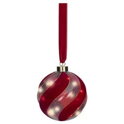 Sfera luce fissa (14cm) (1pz) 30 luci - MICROLED Bianco caldo IP20 Red 489443