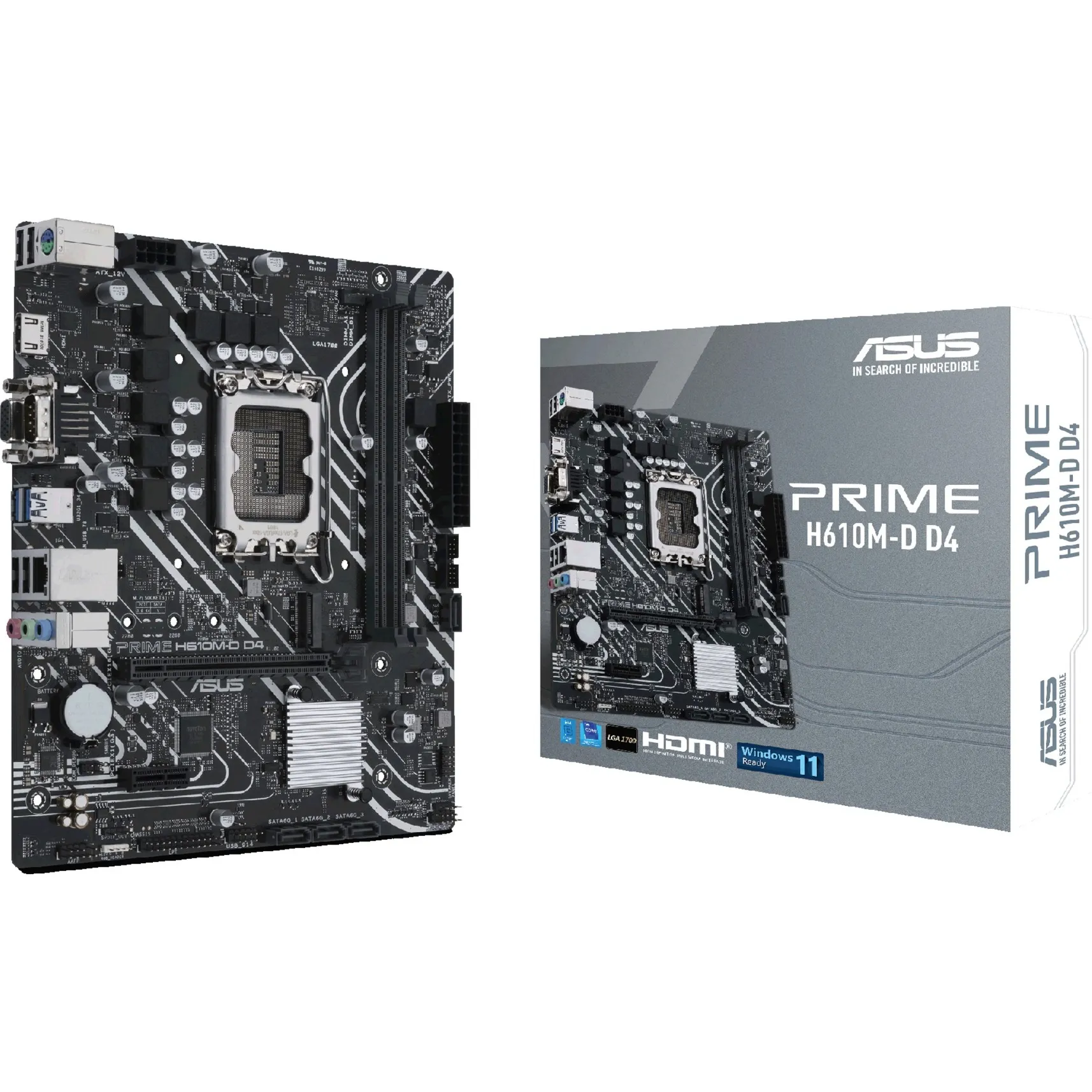 PRIME H610M-D D4 Intel H610 LGA 1700 micro ATX, Scheda madre